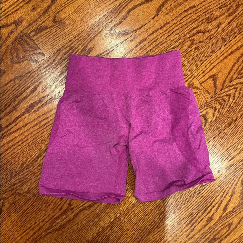 NVGTN Pink Athletic Shorts with Stretchy Fit and Wide Waistband